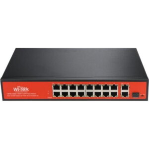 WI-PS320GF 16GE+2Combo 48V Ports PoE Switch with 16-Port PoE