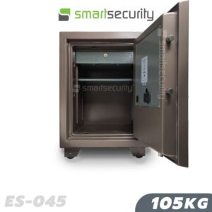 This is a picture of the Eagle safe ES 045105KG Fireproof Home & Business Safe Box open