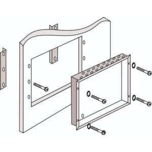 FLM Kit for flush mounting of IRIS and MAG8 Plus