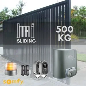 This is a picture of the Somfy 500KG Sliding Gate Motor Kit provided by Smart Security in Lebanon_1
