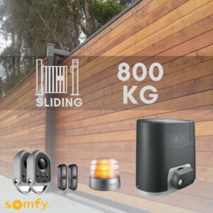 This is a picture of the Somfy 800KG Sliding Gate Motor Kit Automatic Electric Door with Remote Kit provided by Smart Security in Lebanon_1
