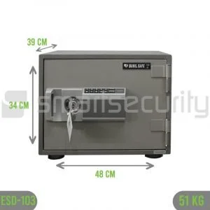 Bumil safe ESD 103 51KG Fireproof Home and Business Safe Box