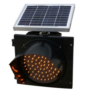 This is a picture of the Solar Flashing Beacon provided by Smart Security in Lebanon
