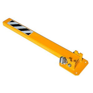 This is a picture of the Yellow Folded Down Meta Parking Pole Yellow Folded Down Meta Parking Pole provided by Smart Security_3
