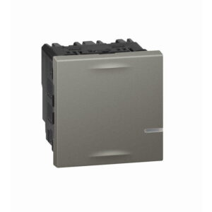 Legrand Arteor Switch/Dimmer 1D 2 Modules W/O Neutral Magnesium