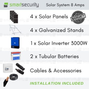 Solar Energy System Package 8 AMPS
