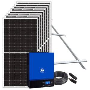 This is a picture of the Solar Energy System Package 16 AMPS sold in Lebanon by Smart Security Y.C.C