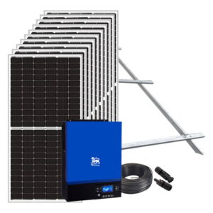 This is a picture of the Solar Energy System Package 22 AMPS sold in Lebanon by Smart Security Y.C.C