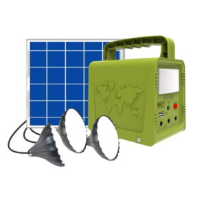 This is a picture of the Solar lamp Blue Carbon Smart Power sold in Lebanon by Smart Security Y.C.C