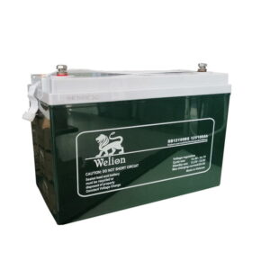 This is a picture of the WELION GEL BATTERY 12V 100AH sold in Lebanon by Smart Security Y.C.C